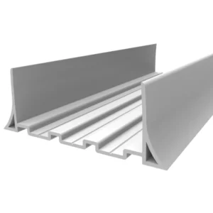 Canal U de PVC 100MM Blanco X 5MT